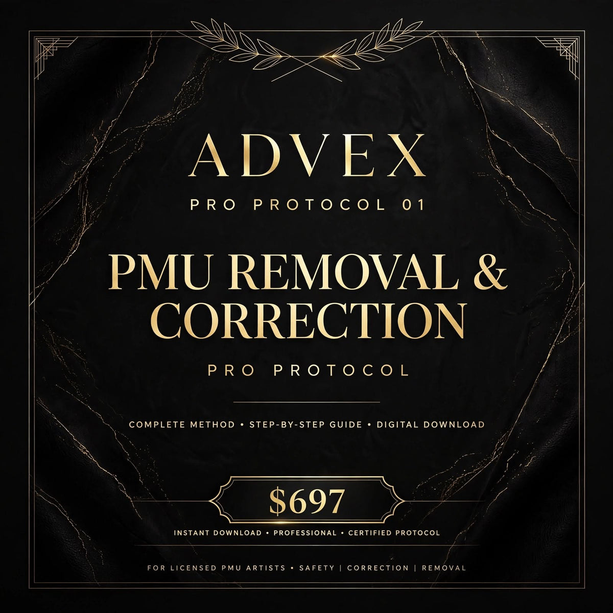 PMU Removal & Correction PRO Protocol - $697
