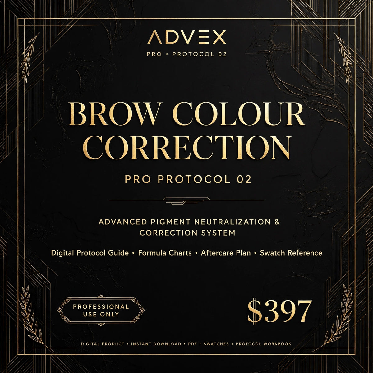 Brow Colour Correction PRO Protocol - $397