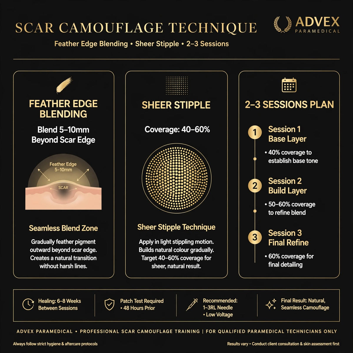 ADVEX Scar Camouflage Surgical / Burn PRO Protocol - $897