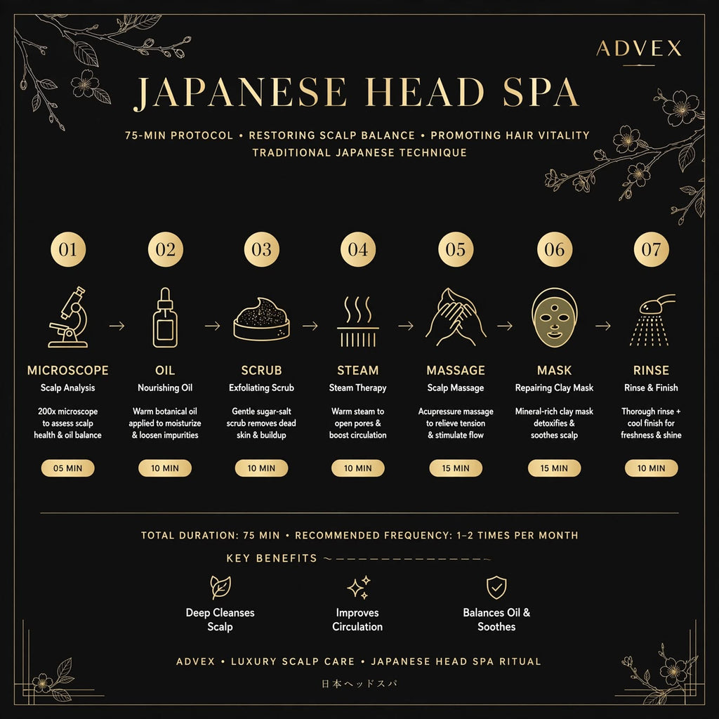 ADVEX Japanese Head Spa & Scalp Detox PRO Protocol - $597